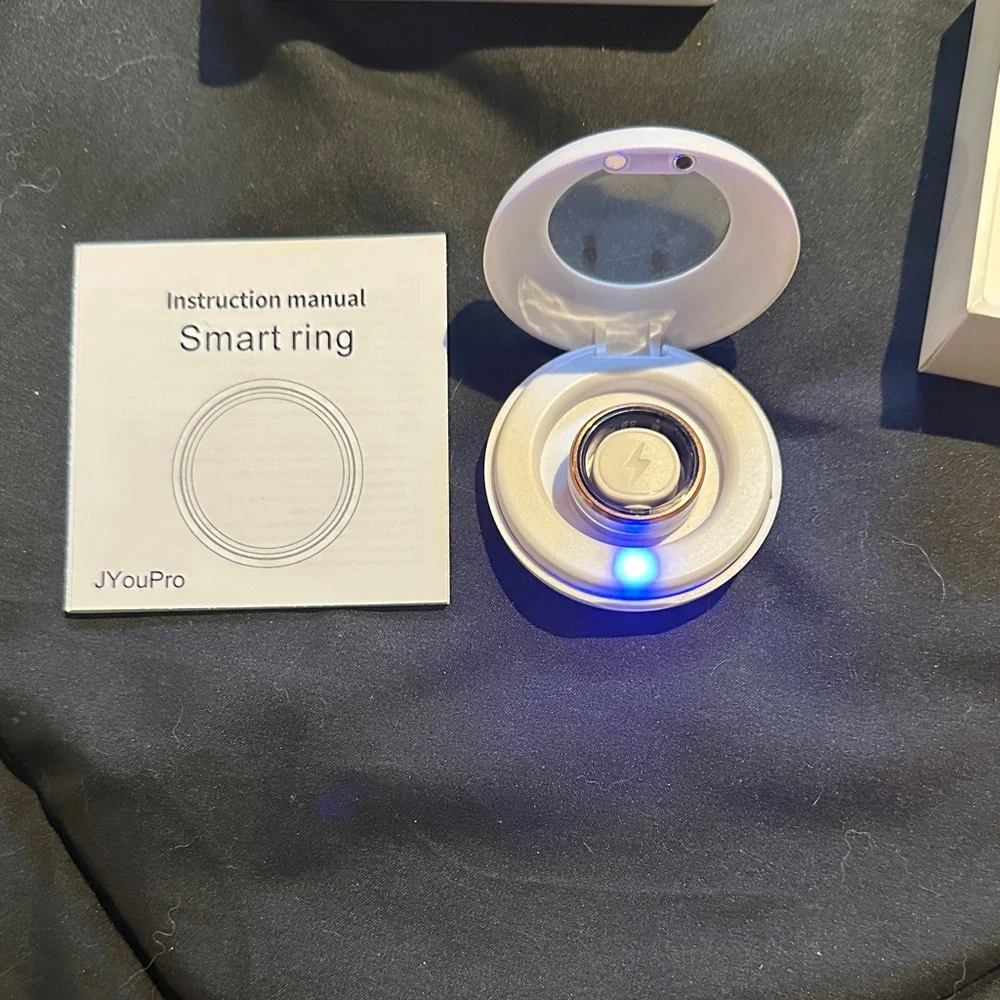 Smart Ring with Gold and Silver Accents